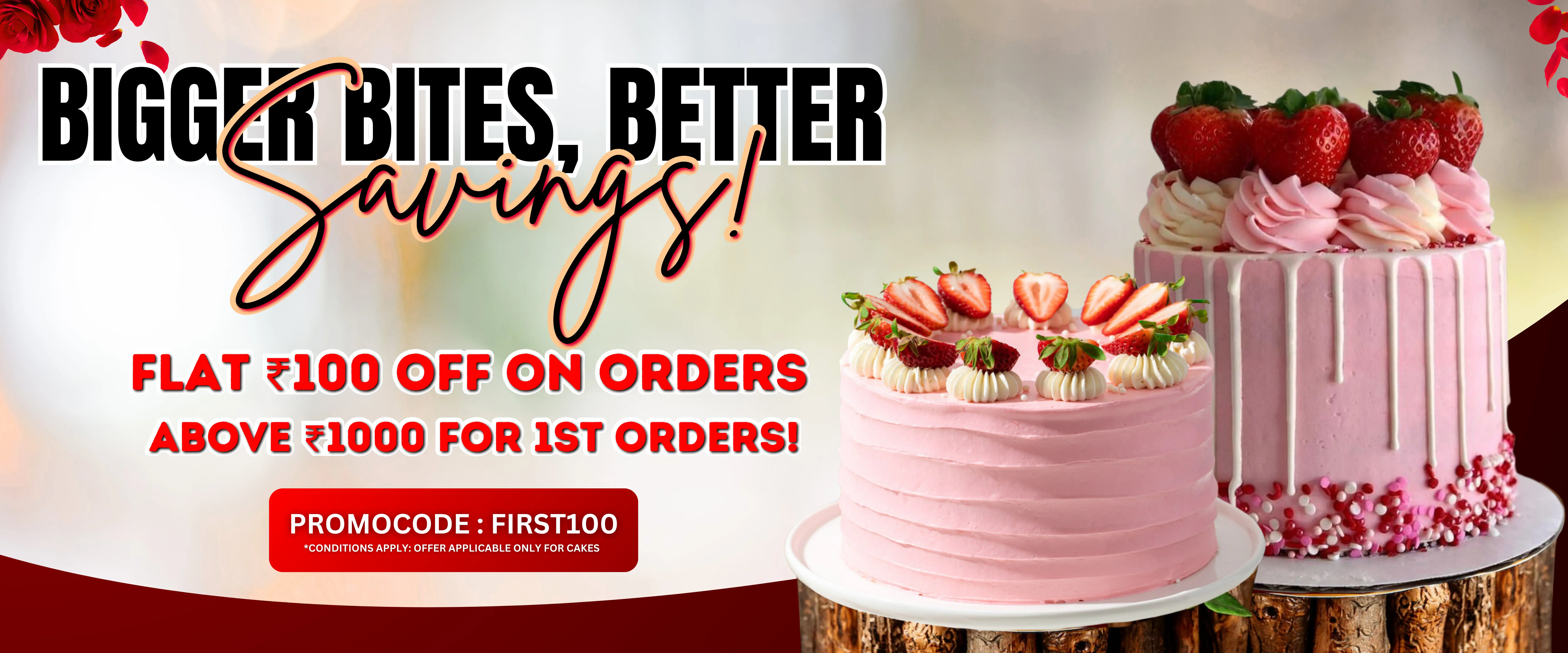 Flat Rs.100 Off On Orders Above Rs.1000 for 1st Orders!