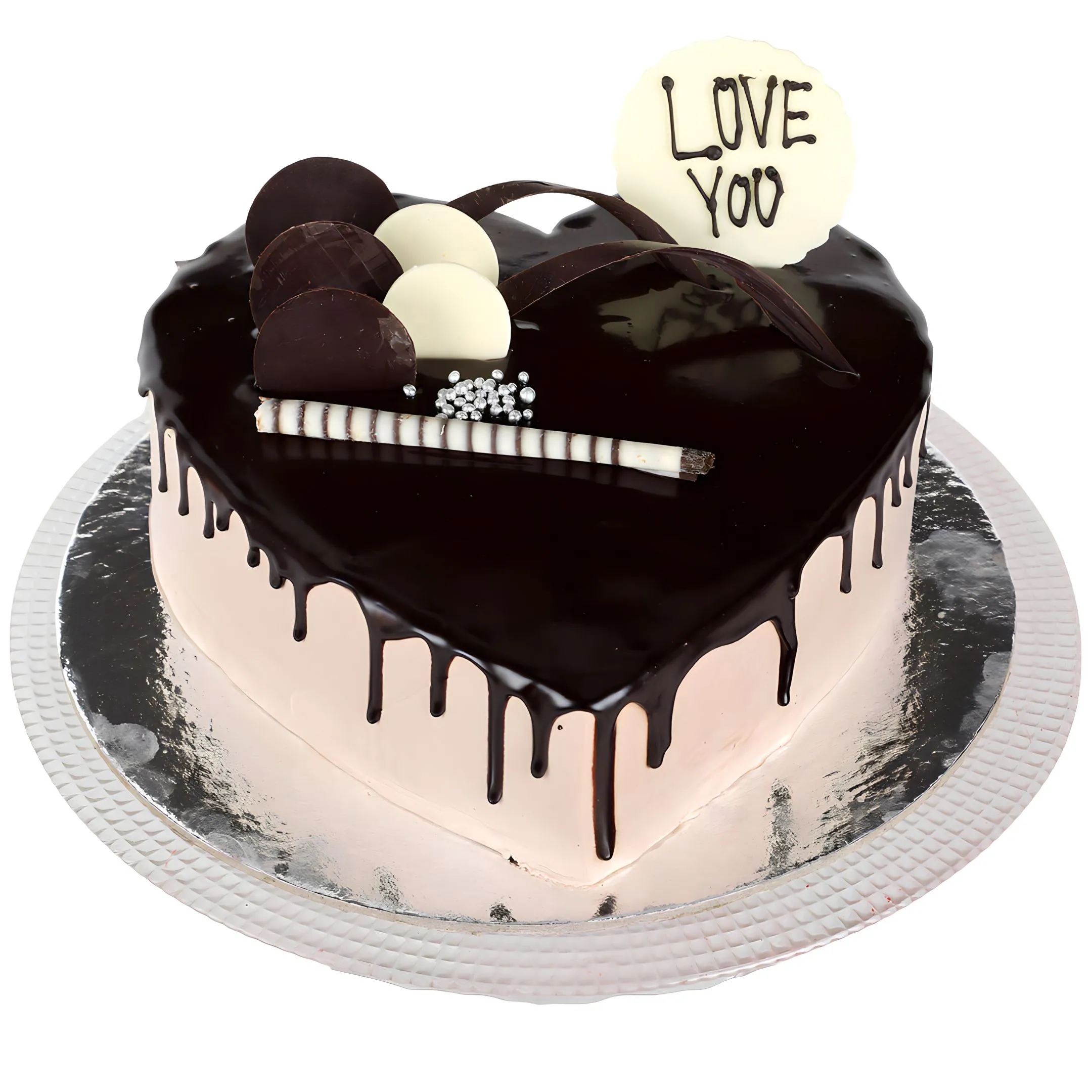 Choco Heart Shape Cake