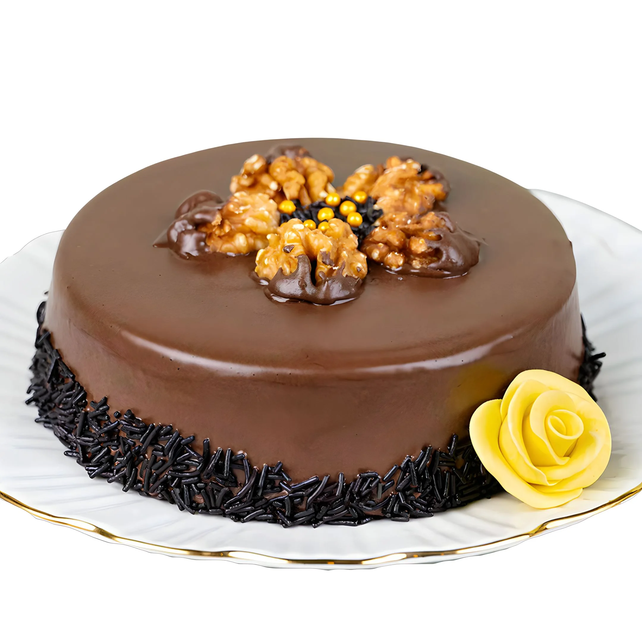Sugar-Free Walnut Cake