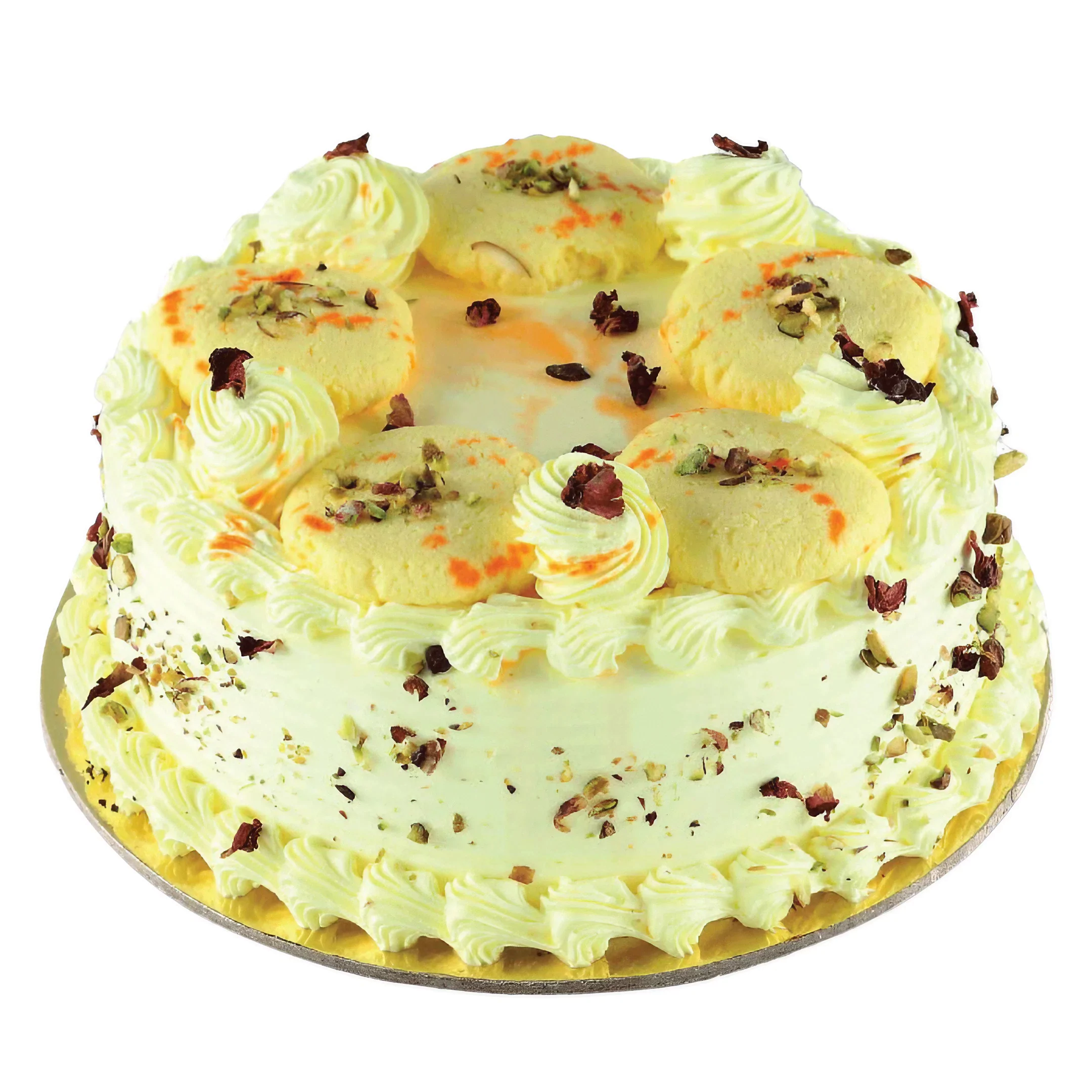 Butterscotch & Rasmalai Fusion Cake