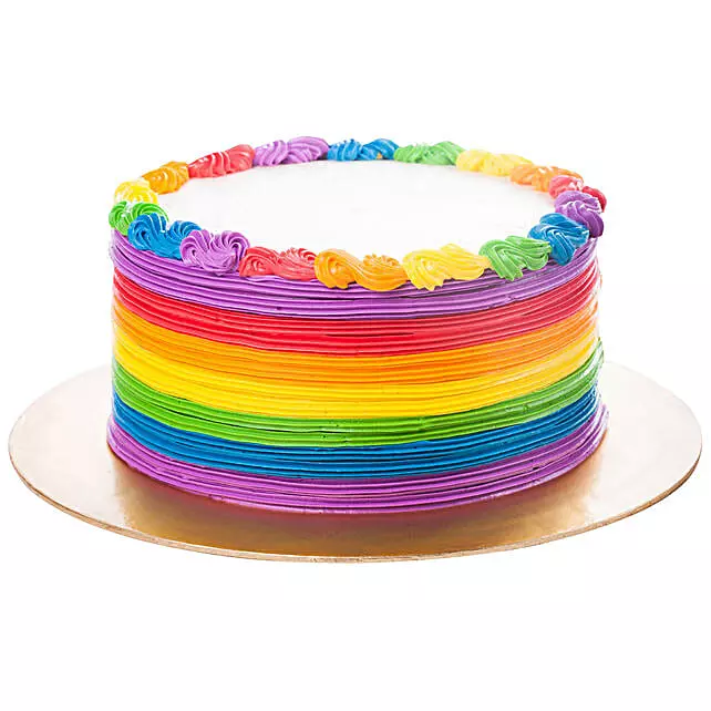 Colourful Cream Pineapple Cake