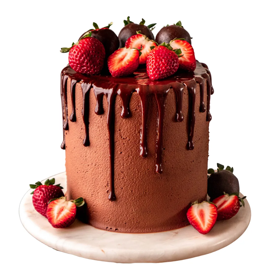 Choco Strawberry Cake