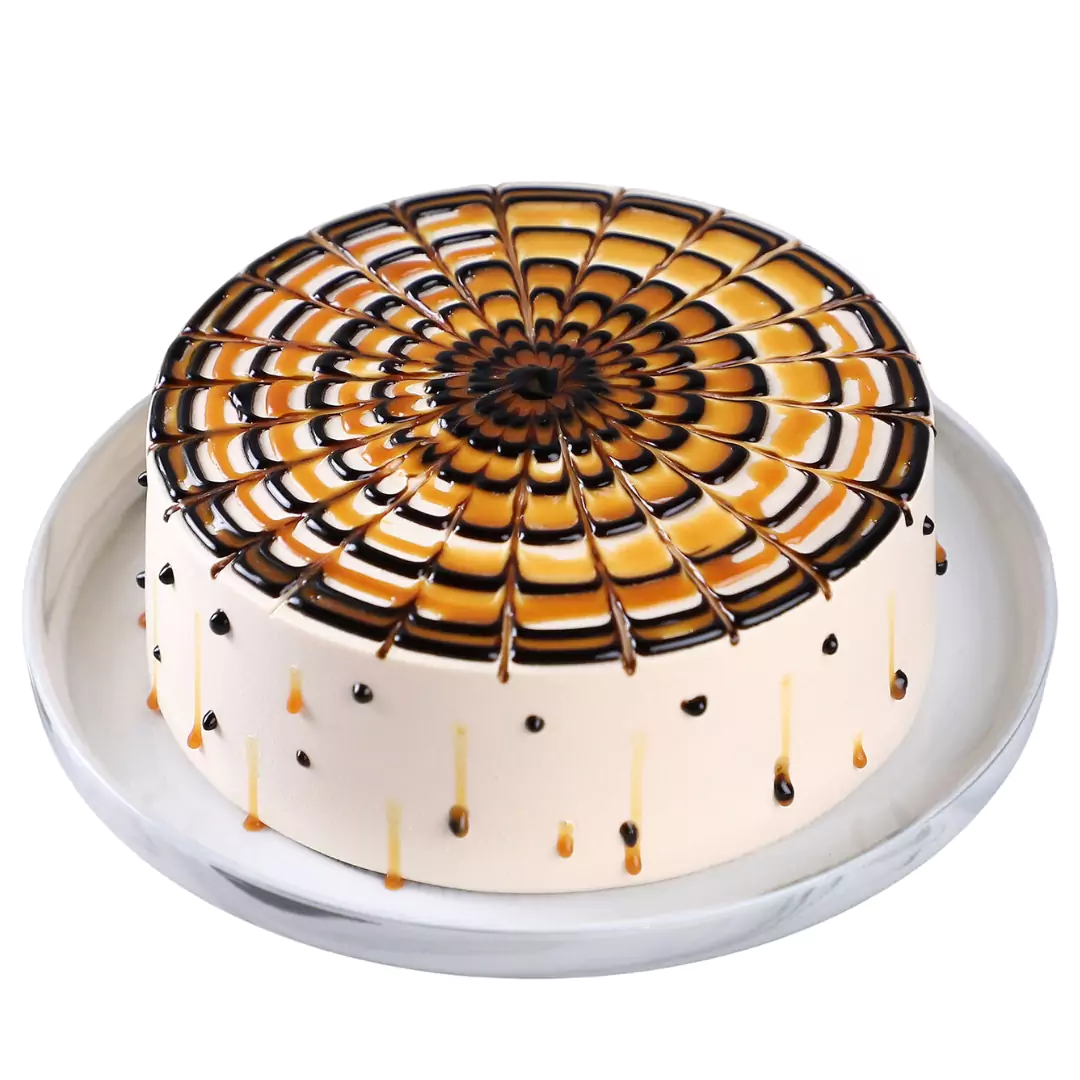 Butterscotch Cream Birthday Cake