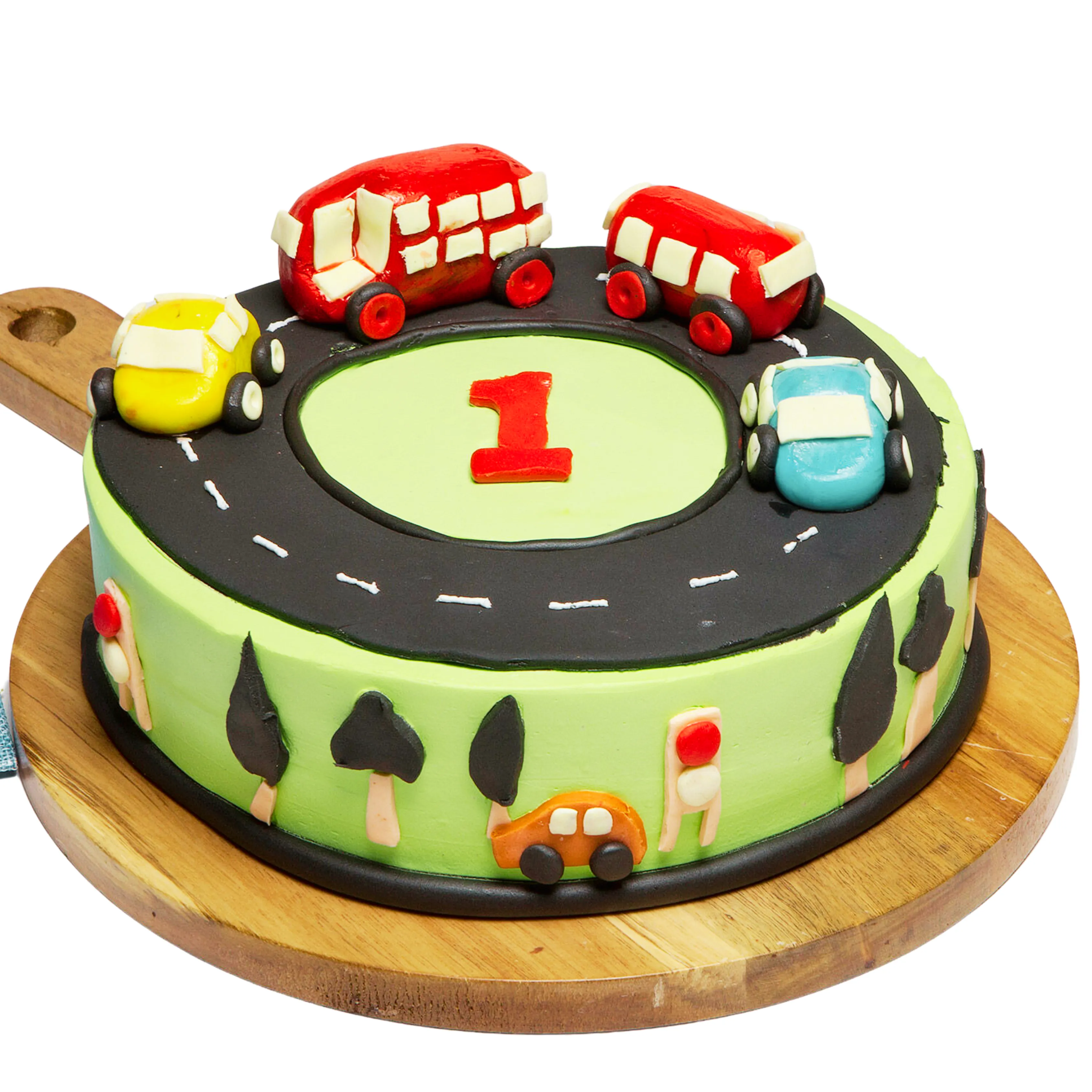 Round Shaped Fondant Cake