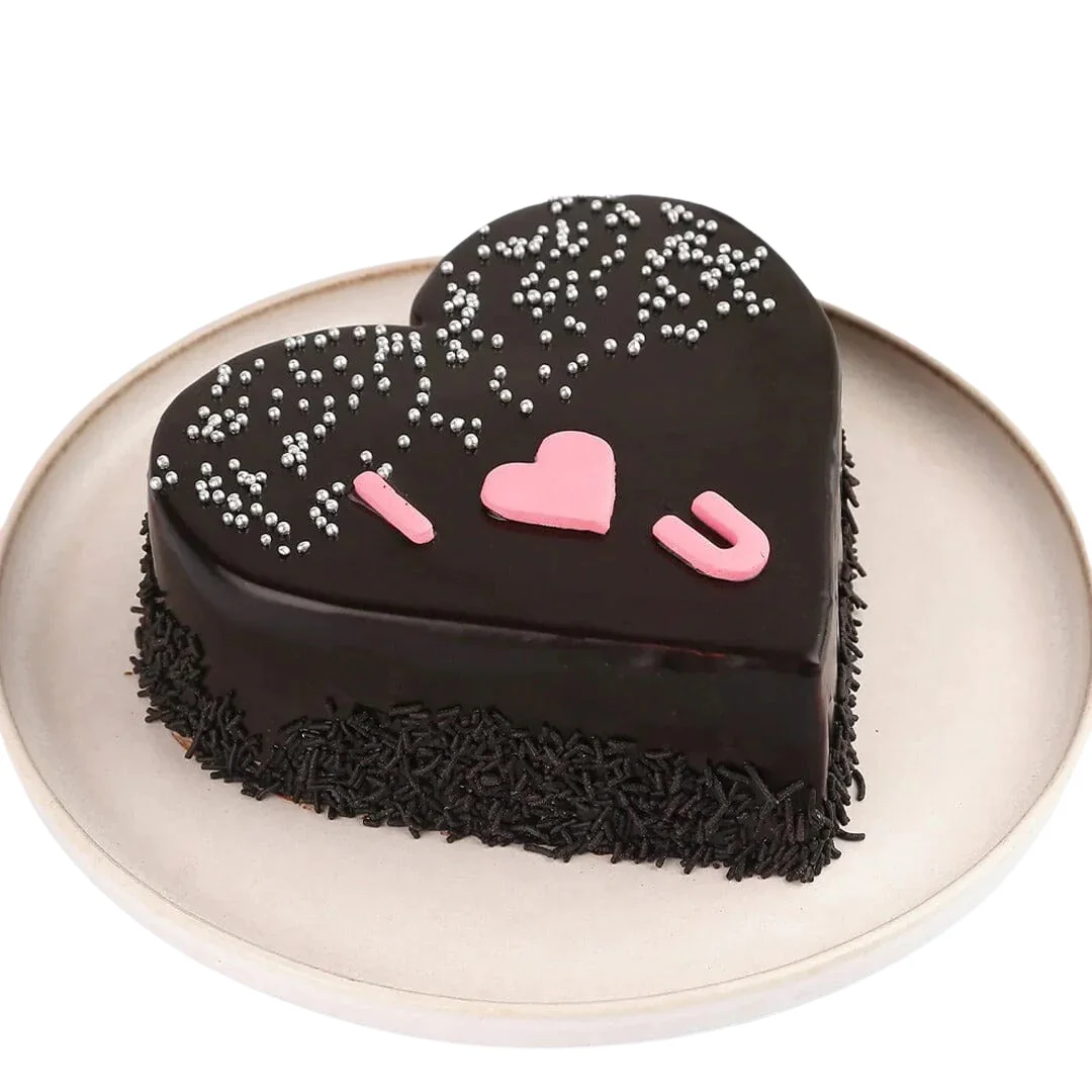 Heart Shape Choco Truffle Cake