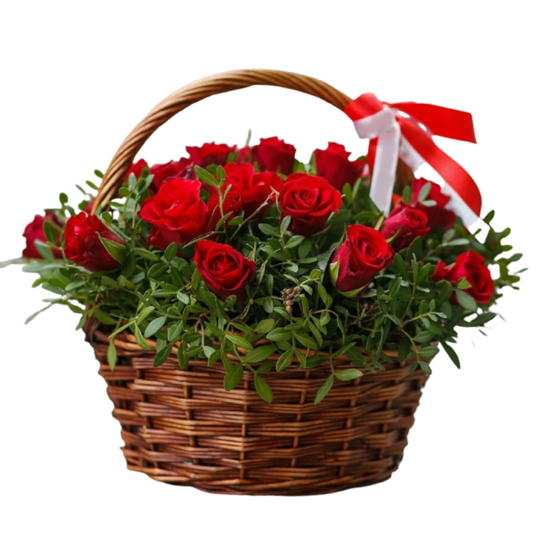Elegant Red Roses Bouquet