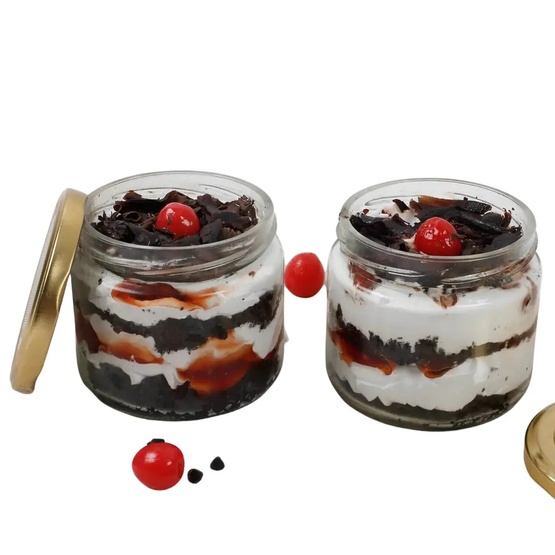 Black Forest Jar Cake