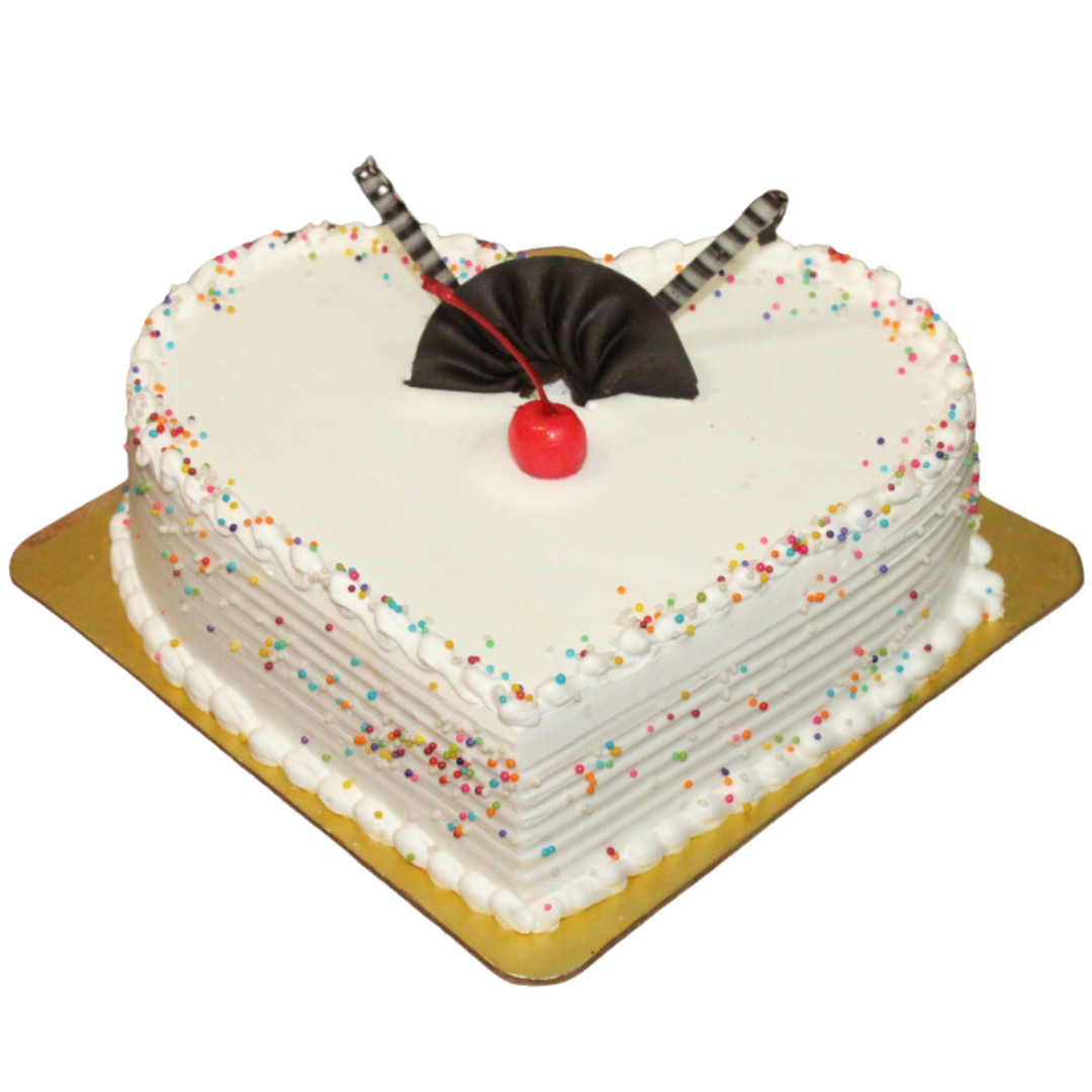 Sweetest Heart Cream Cake