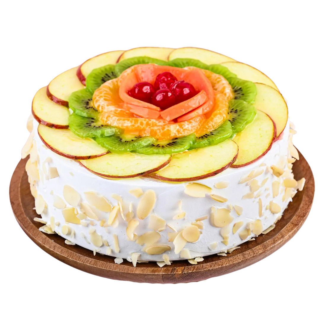 Creamy Vanilla Fruit Cake