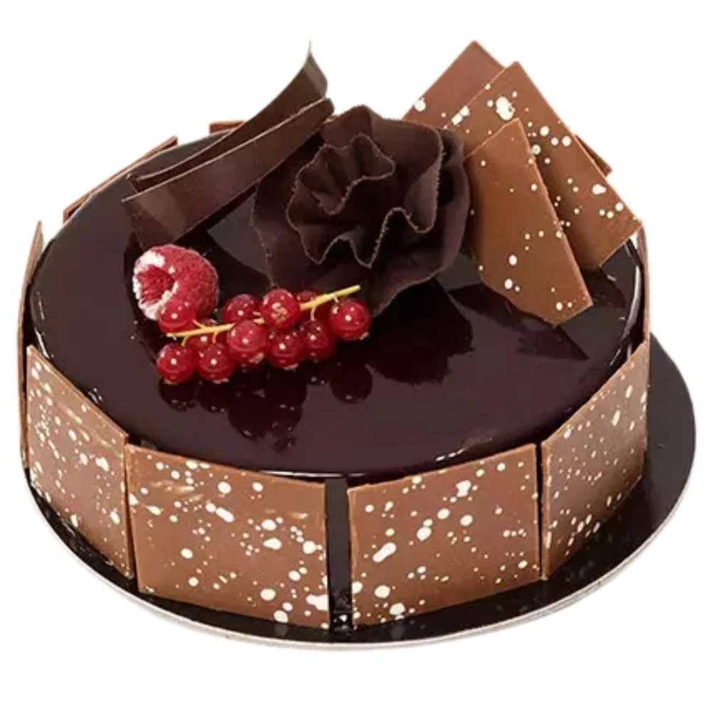 Eggless Chocolate Gateau Cake