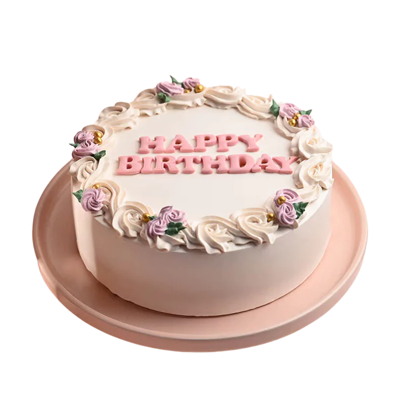 Happy Birthday Vanilla Cake