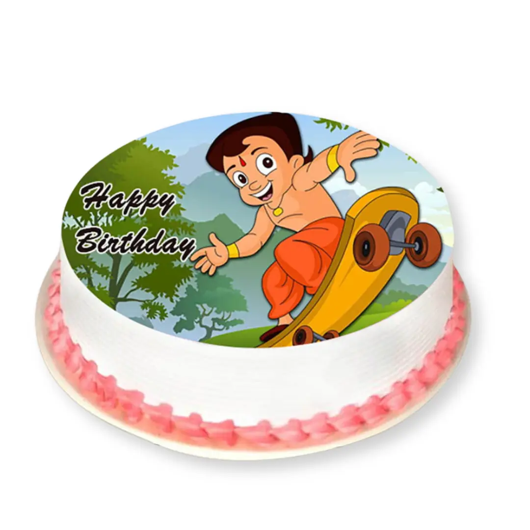 Chota Bheem Photo Cake