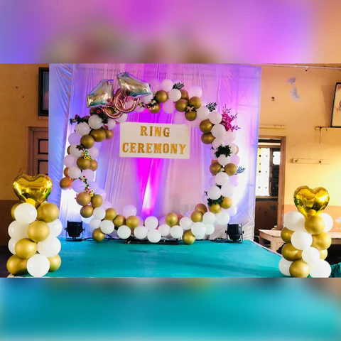 Ring Ceremony Stage Decoration