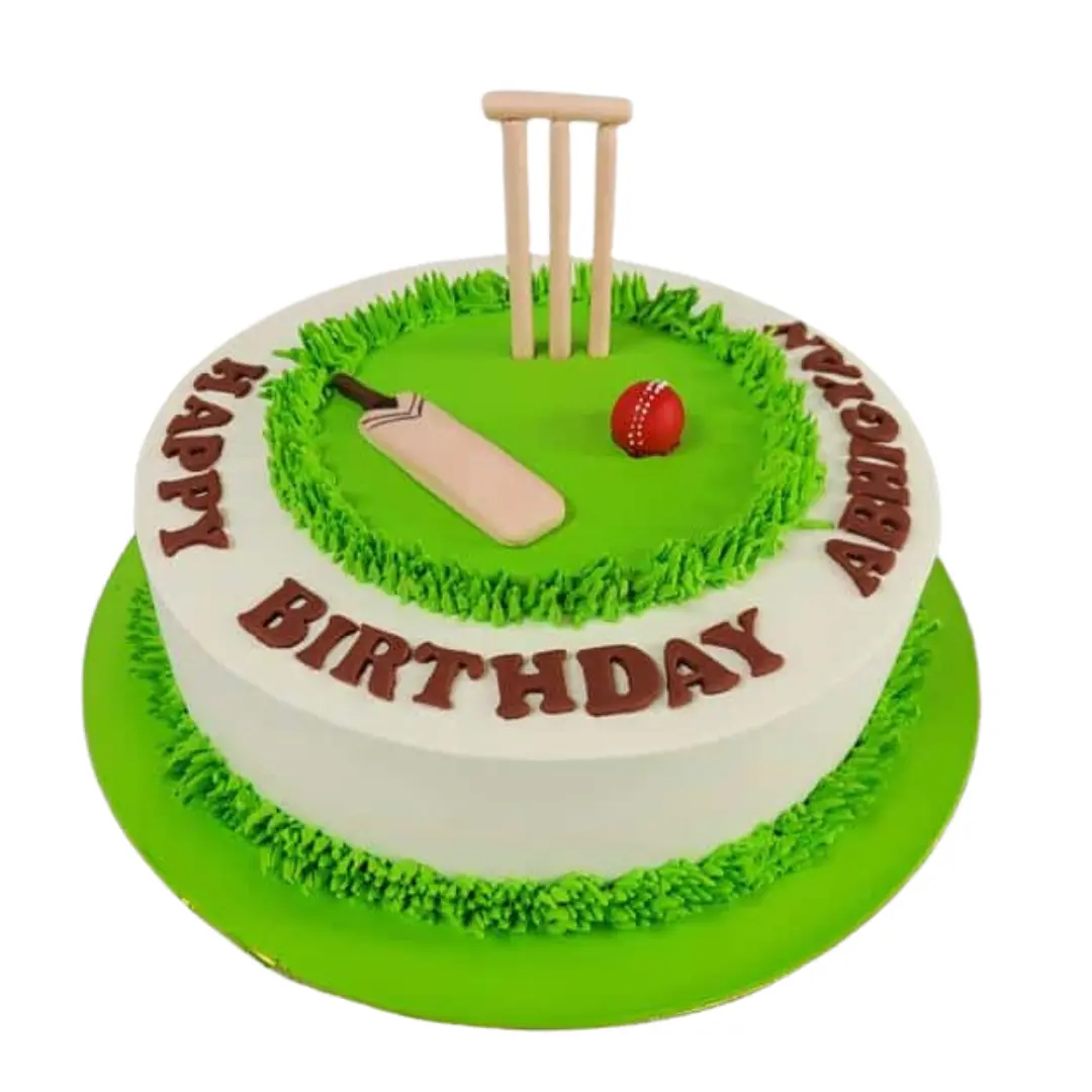 Cricket Birthday Cake