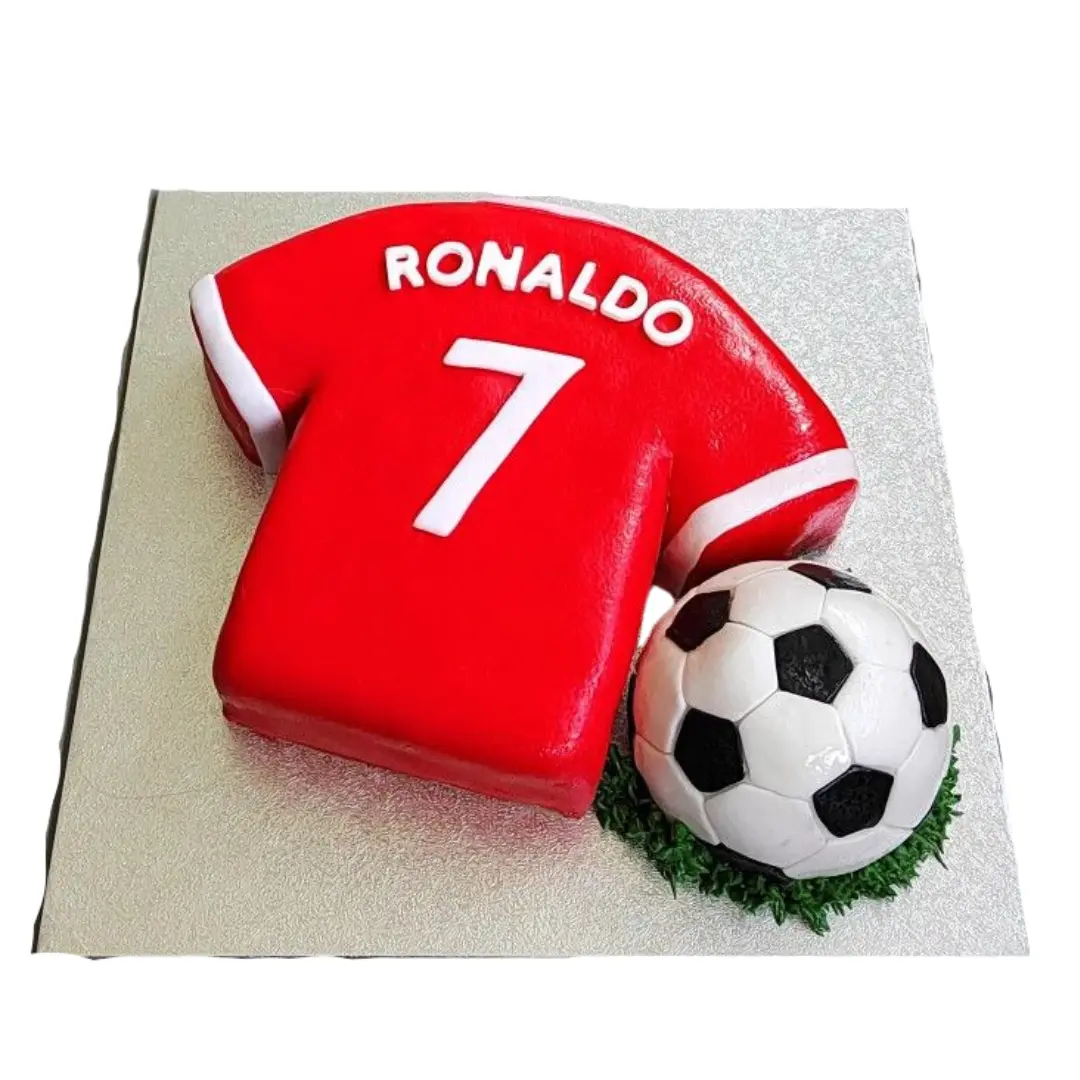 Ronaldo Jersey Theme Cake