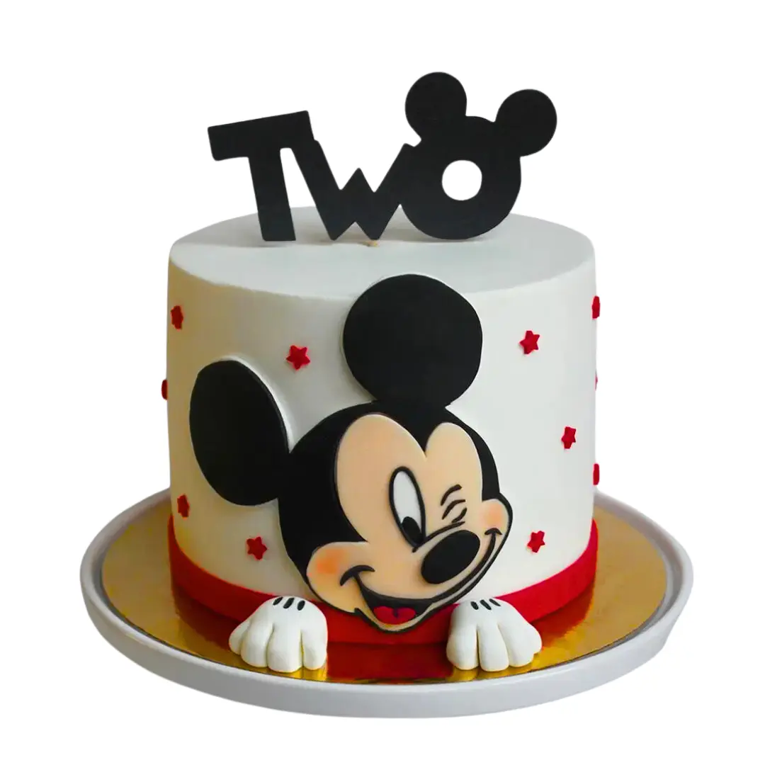 Mickey Mouse Theme Cake