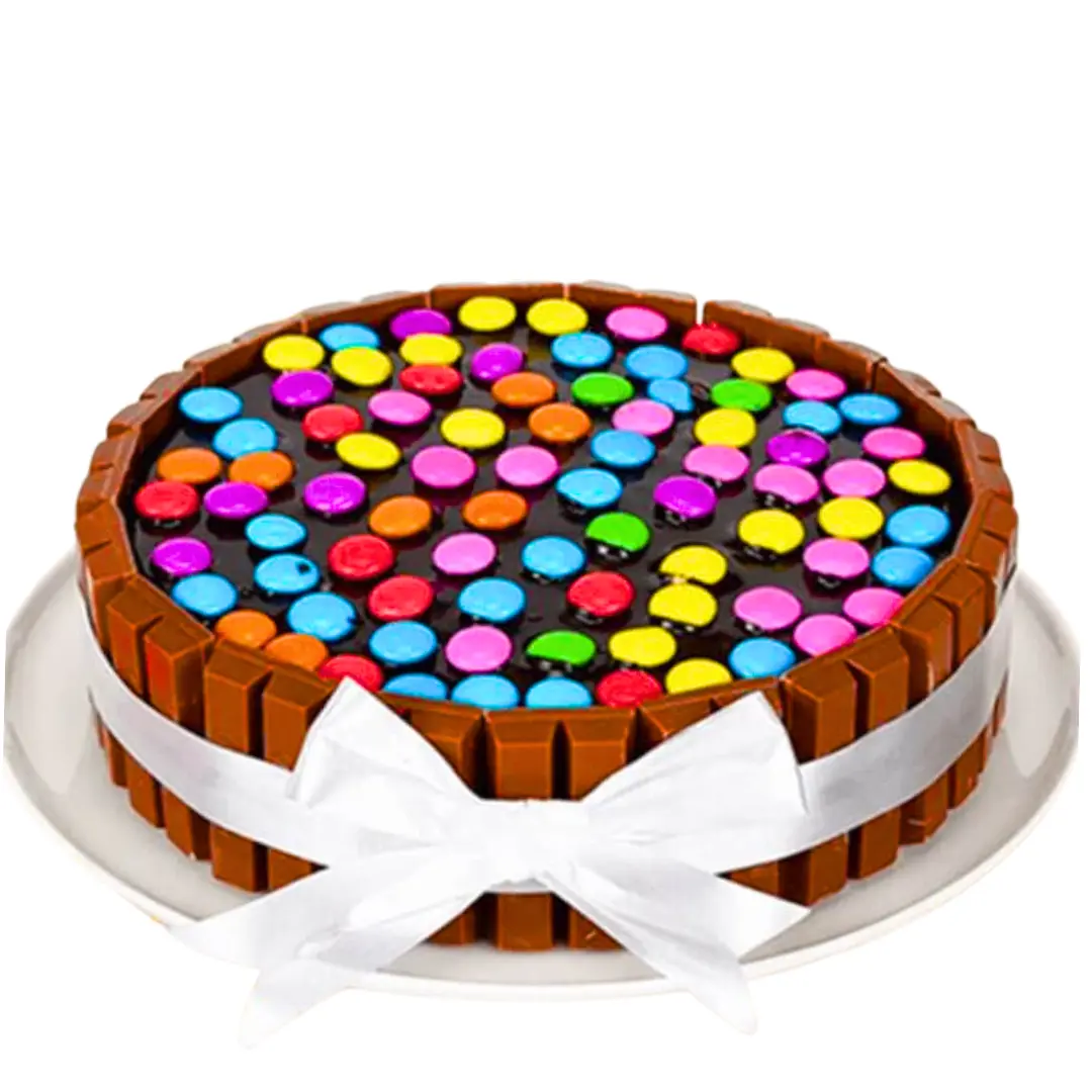 Kitkat Gems Cake