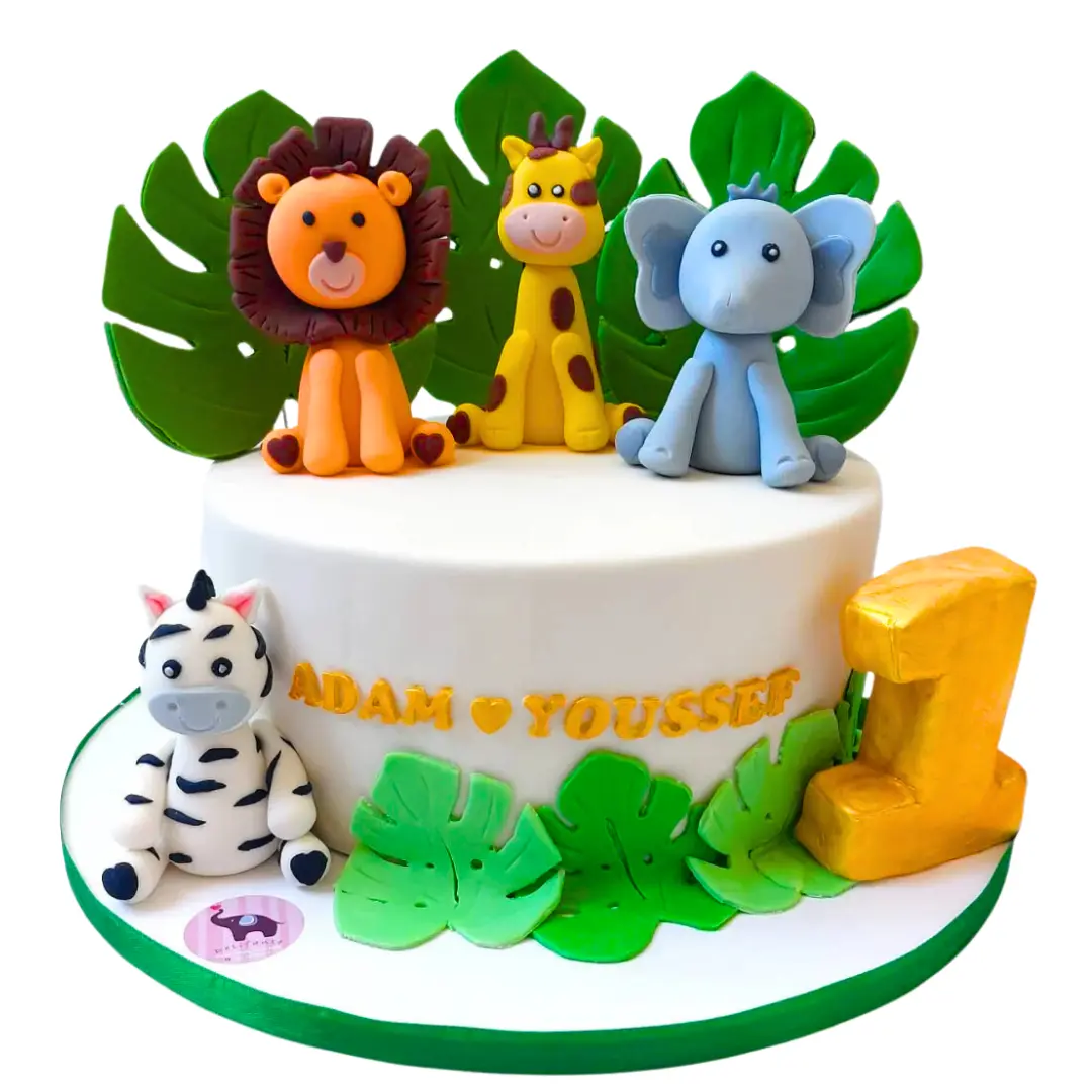 Jungle Theme Cake - 1 kg