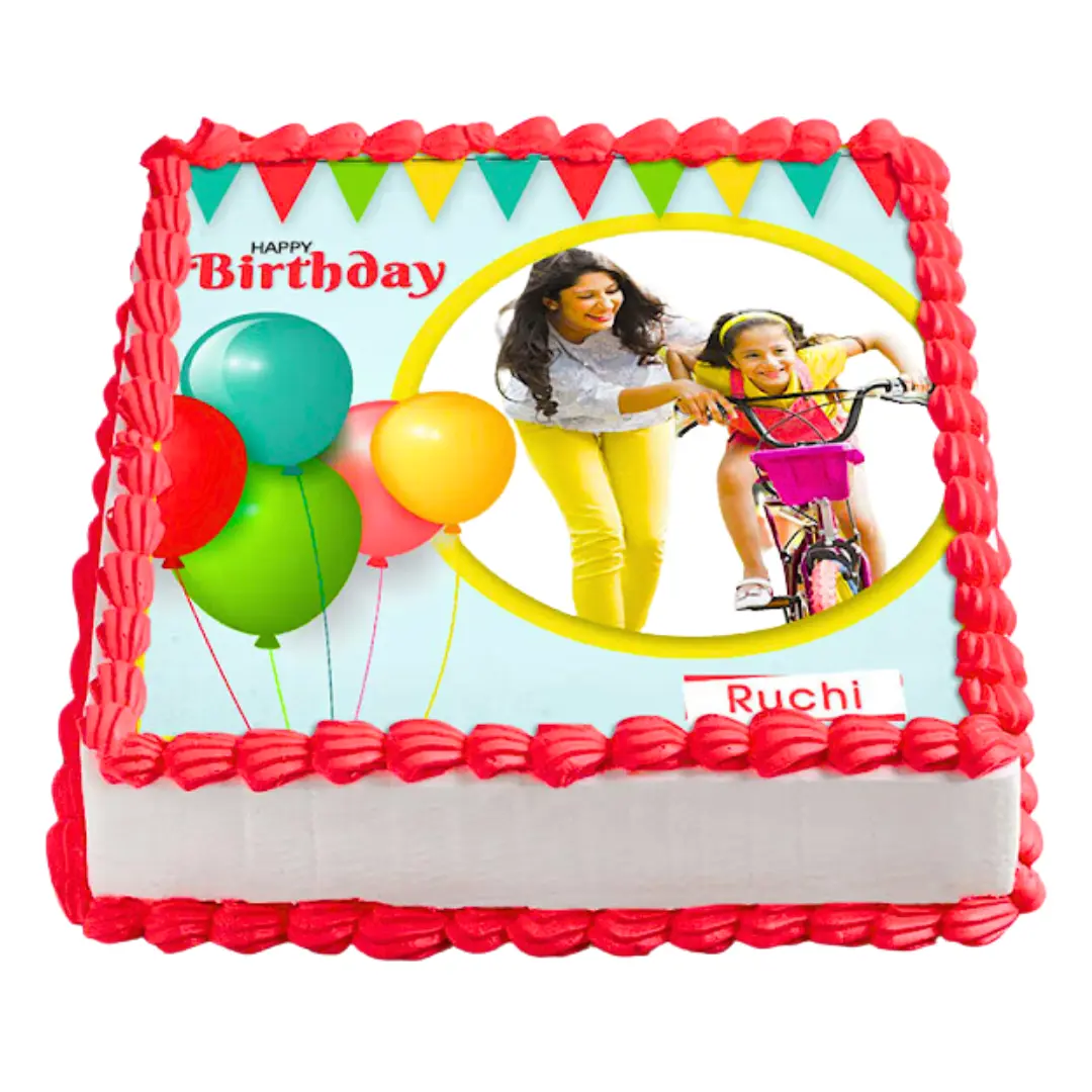 Happy Birthday Photo Cake