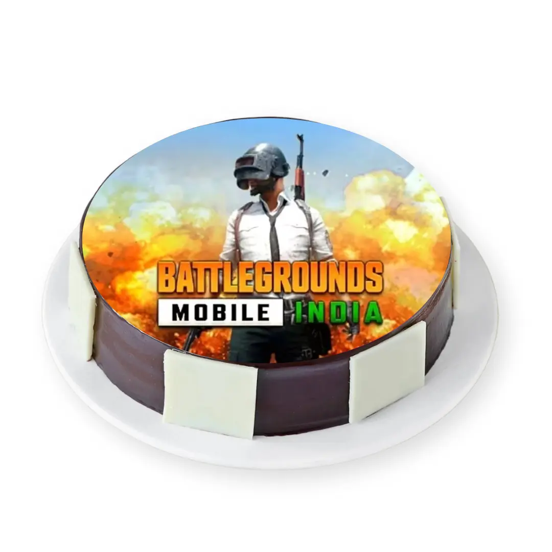 BGMI Photo Cake