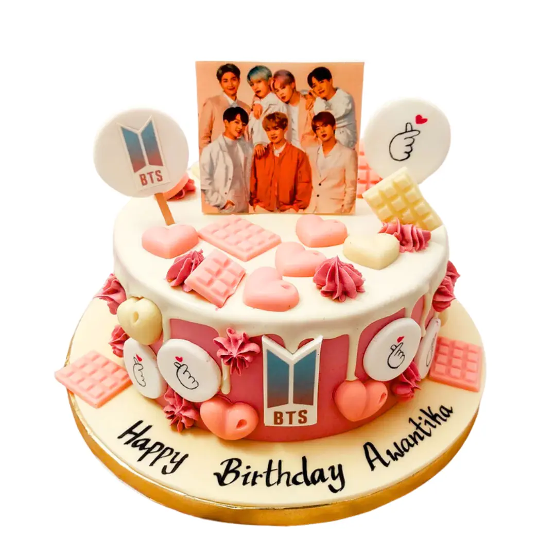 BTS Theme Cake
