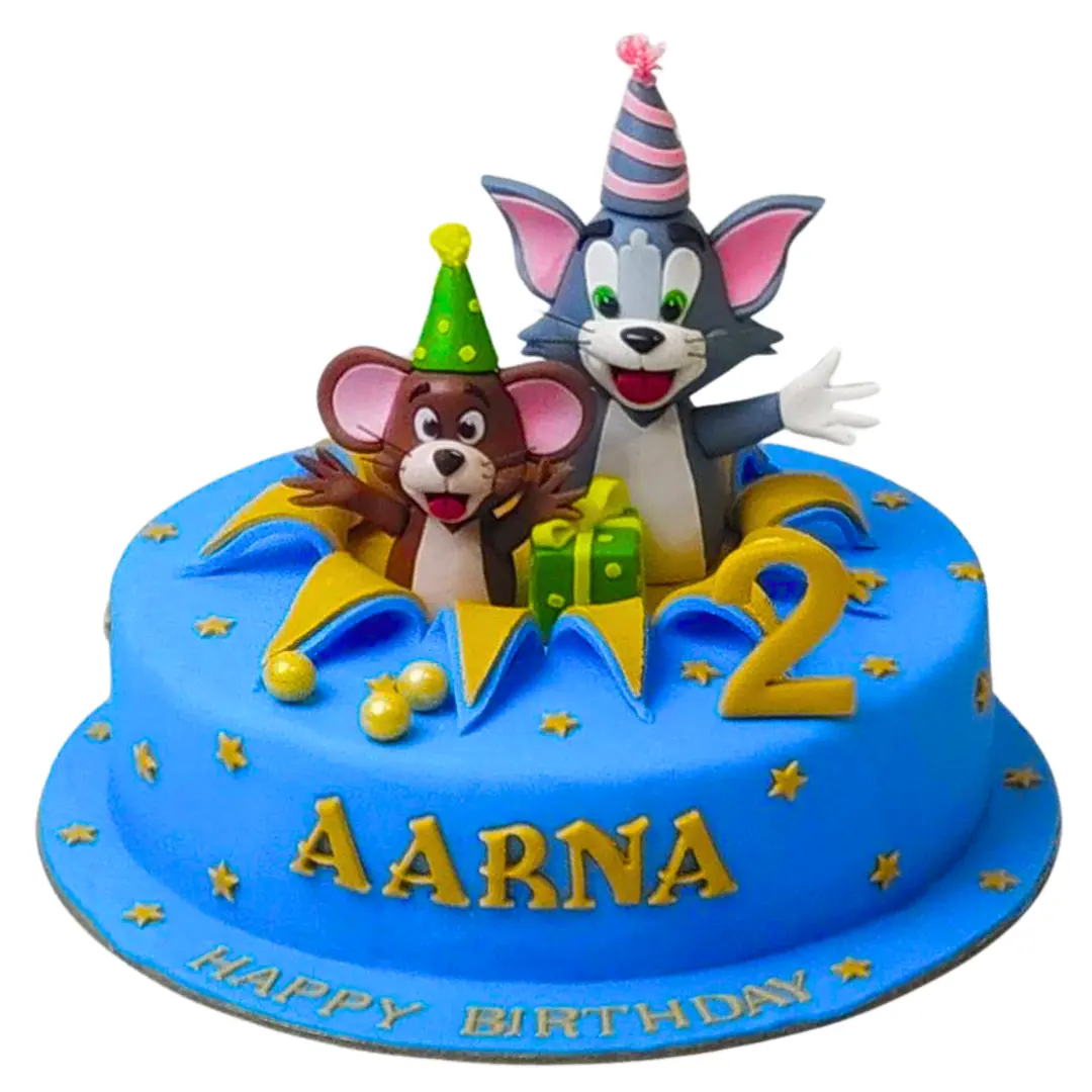 Tom & Jerry Birthday Cake