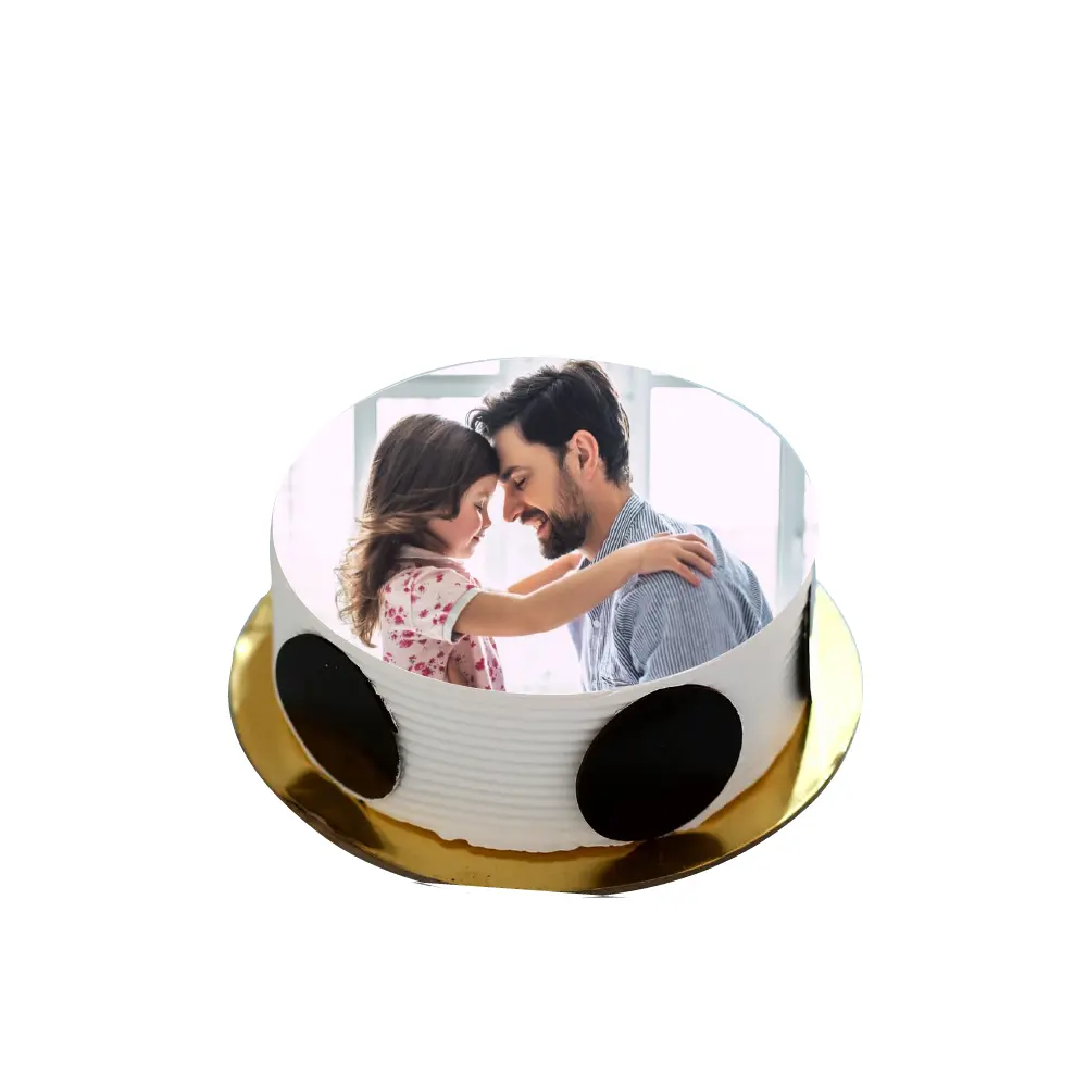 Best Dad Ever Truffle Photo Cake