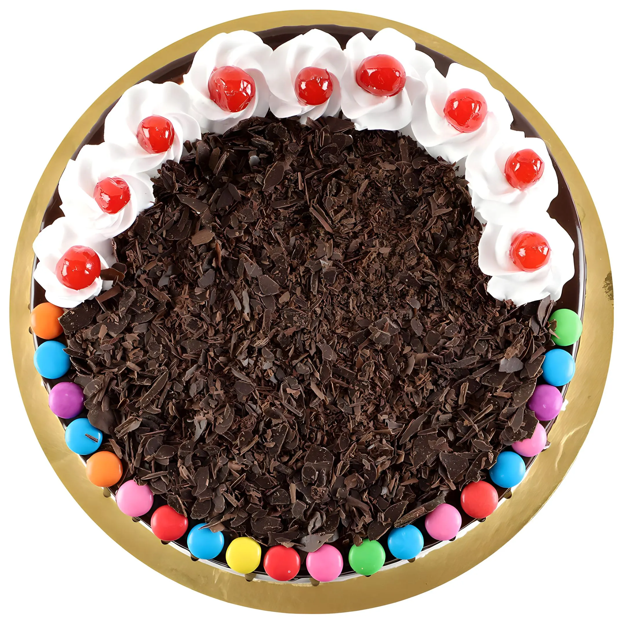 Eggless Chocolate Gems Delicious Cake