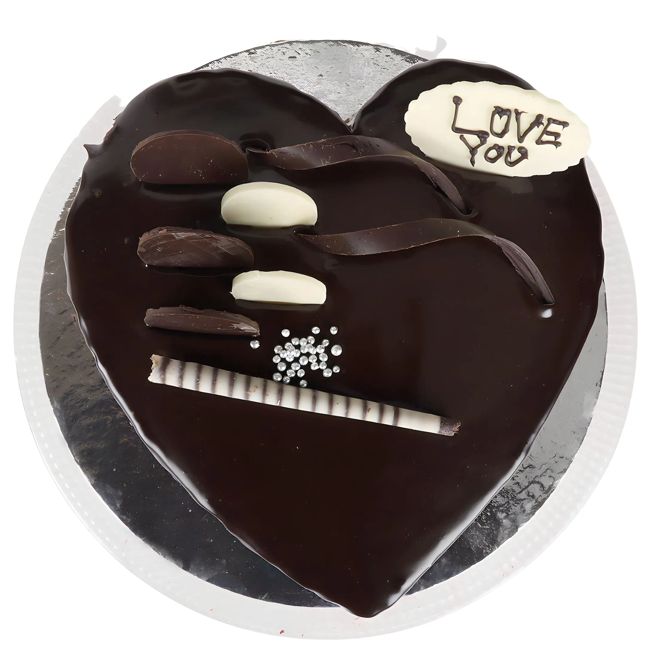 Choco Heart Shape Cake