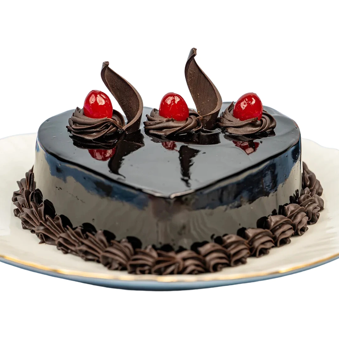 Little Heart Chocolate Truffle Cake