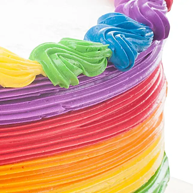 Colourful Cream Pineapple Cake