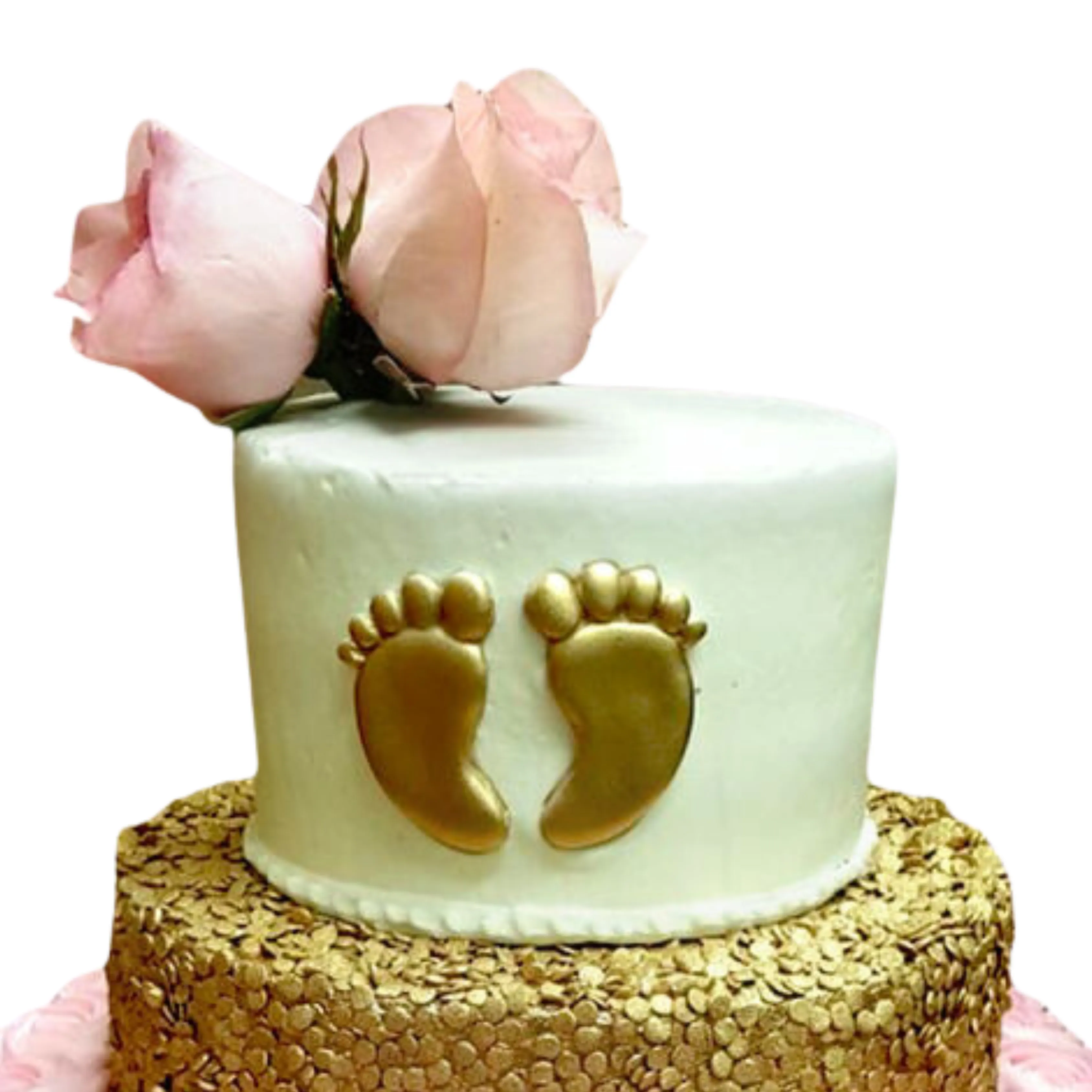 Fondant Strawberry Baby Shower Cake