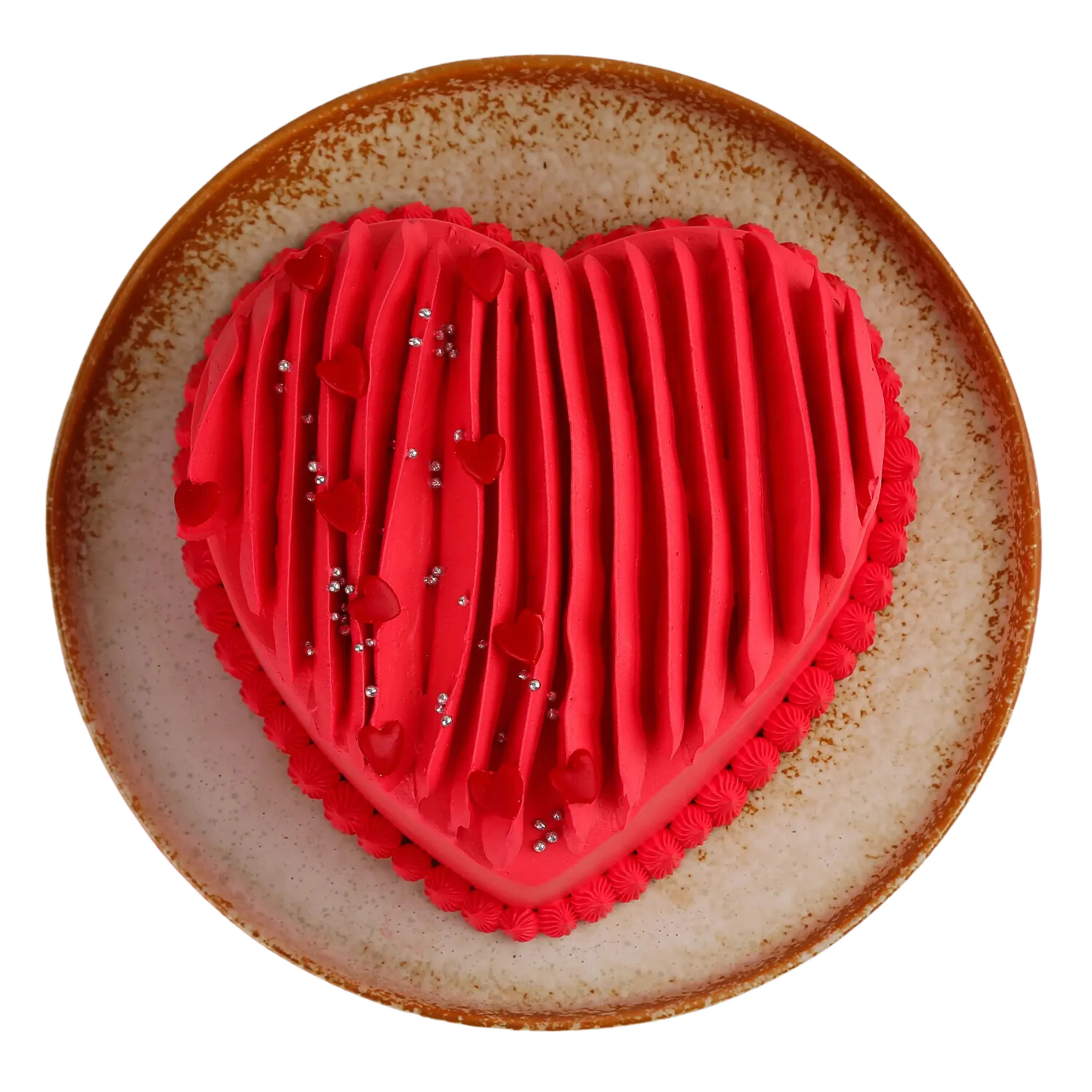 Red Heart Theme Cake