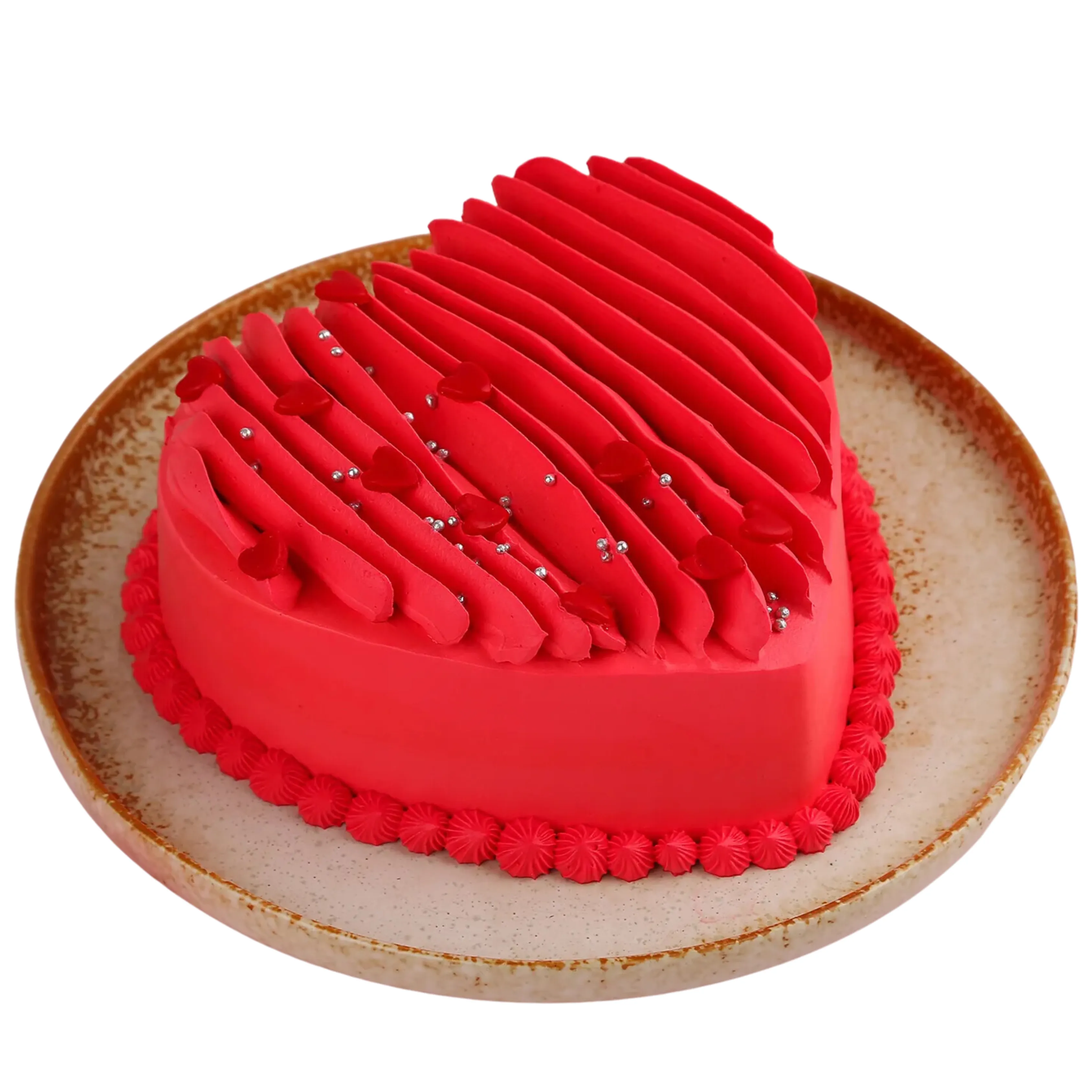 Red Heart Theme Cake