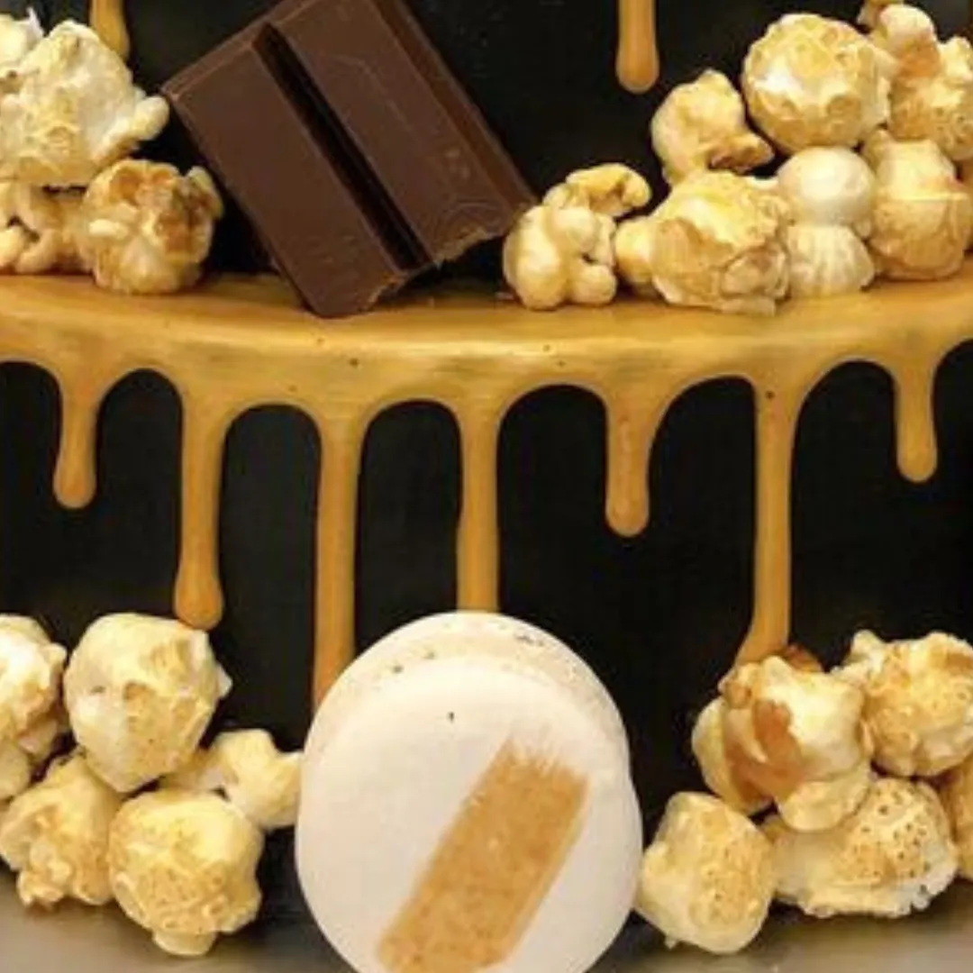 Gold Ivory Chocolate Cake