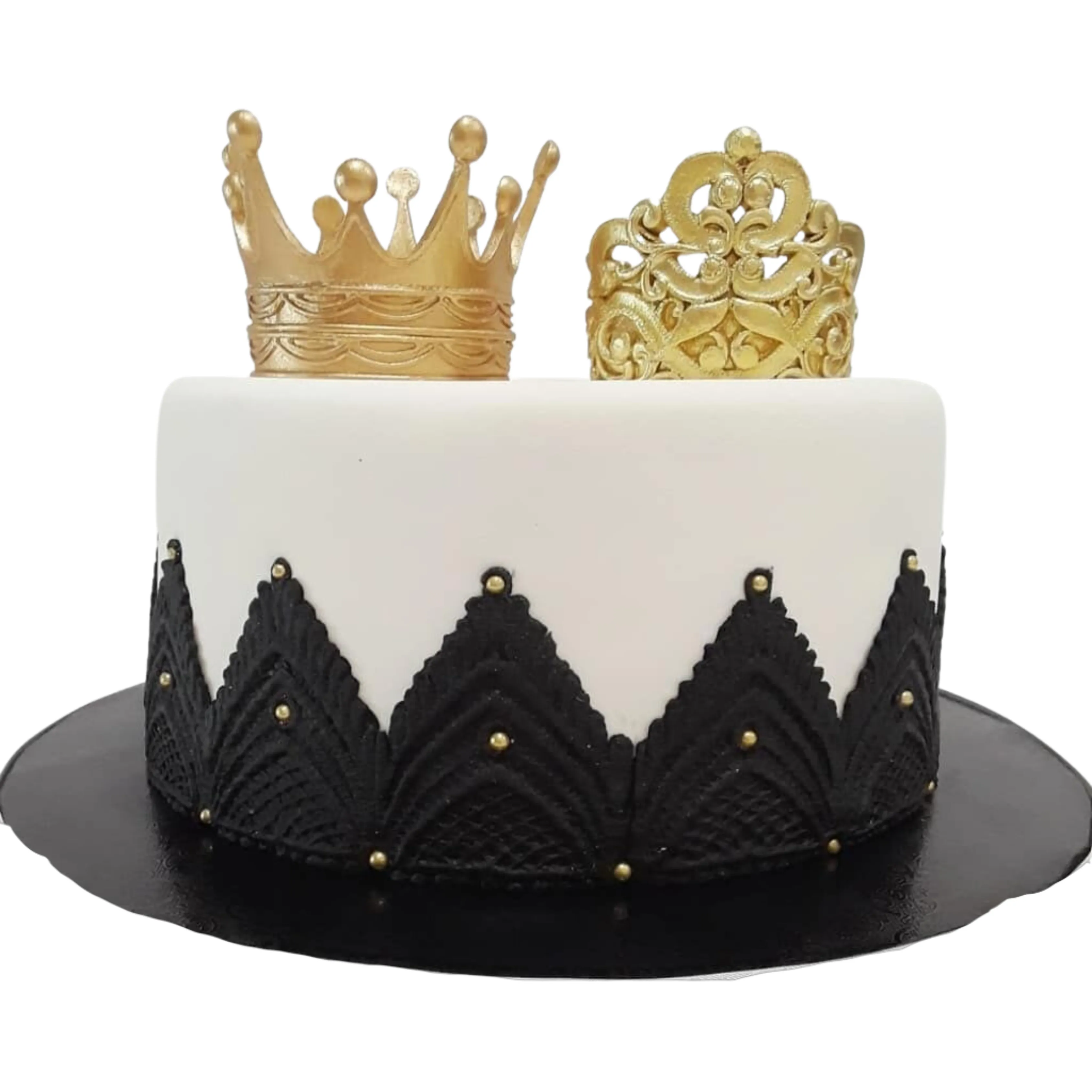 Queen And King Fondant Cake