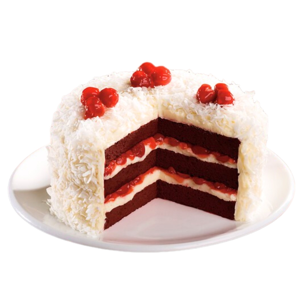 Red Velvet Snowball Cake