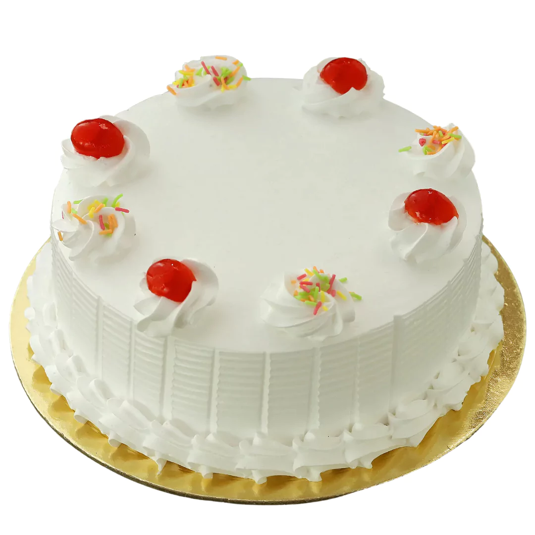 Fresh Vanilla Eggless Cake