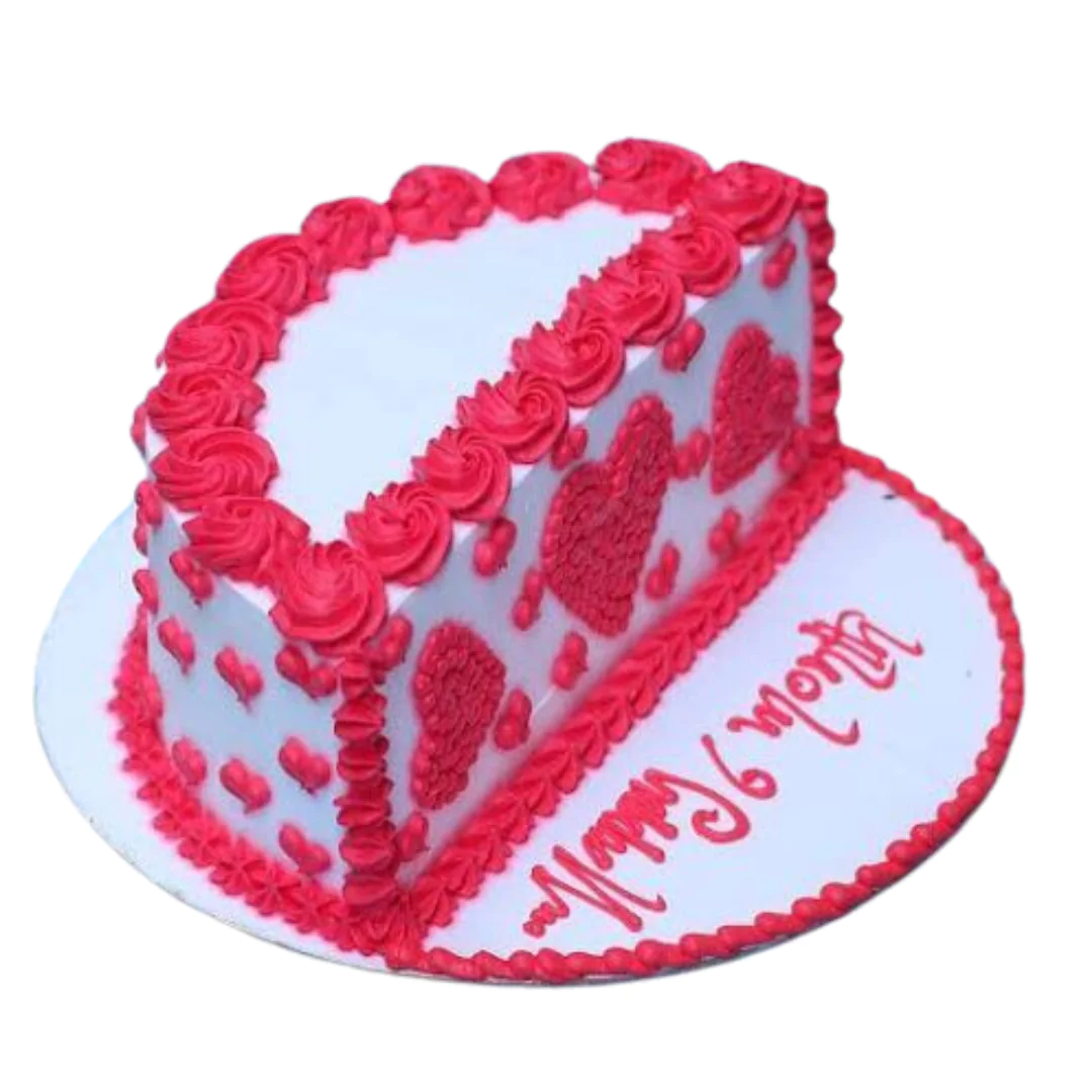 Strawberry Half Cake