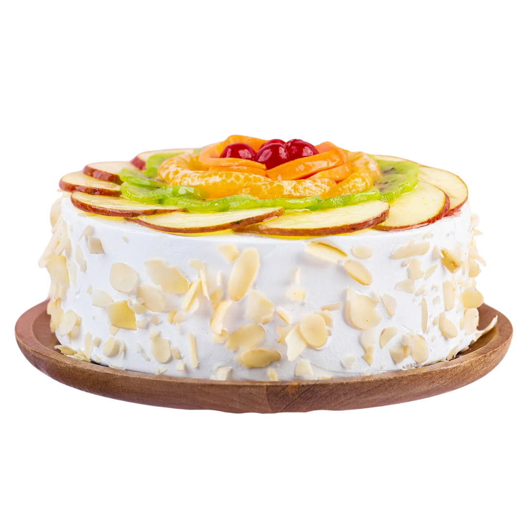 Creamy Vanilla Fruit Cake