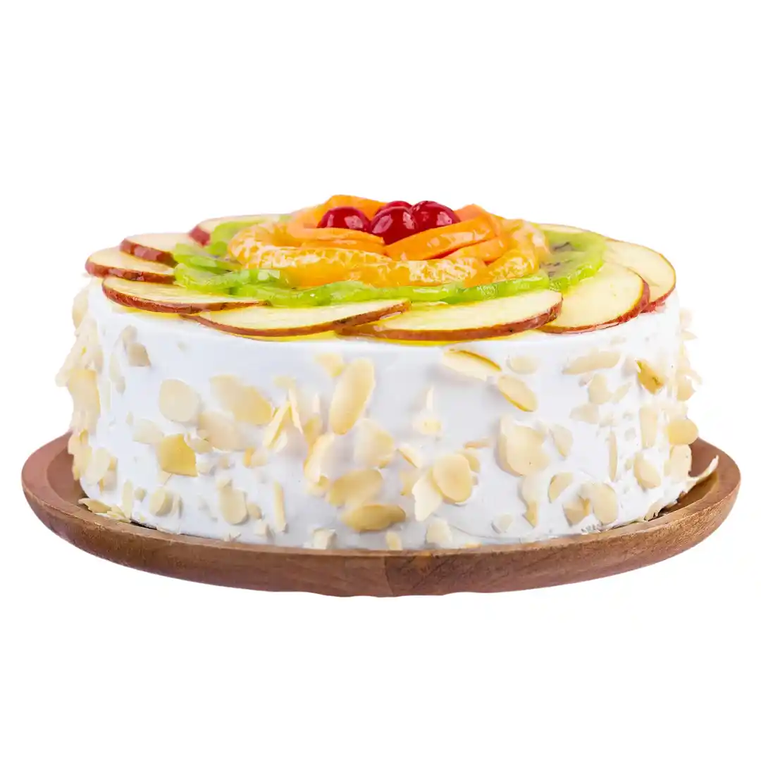 Crunchy Fruit Cream Cake