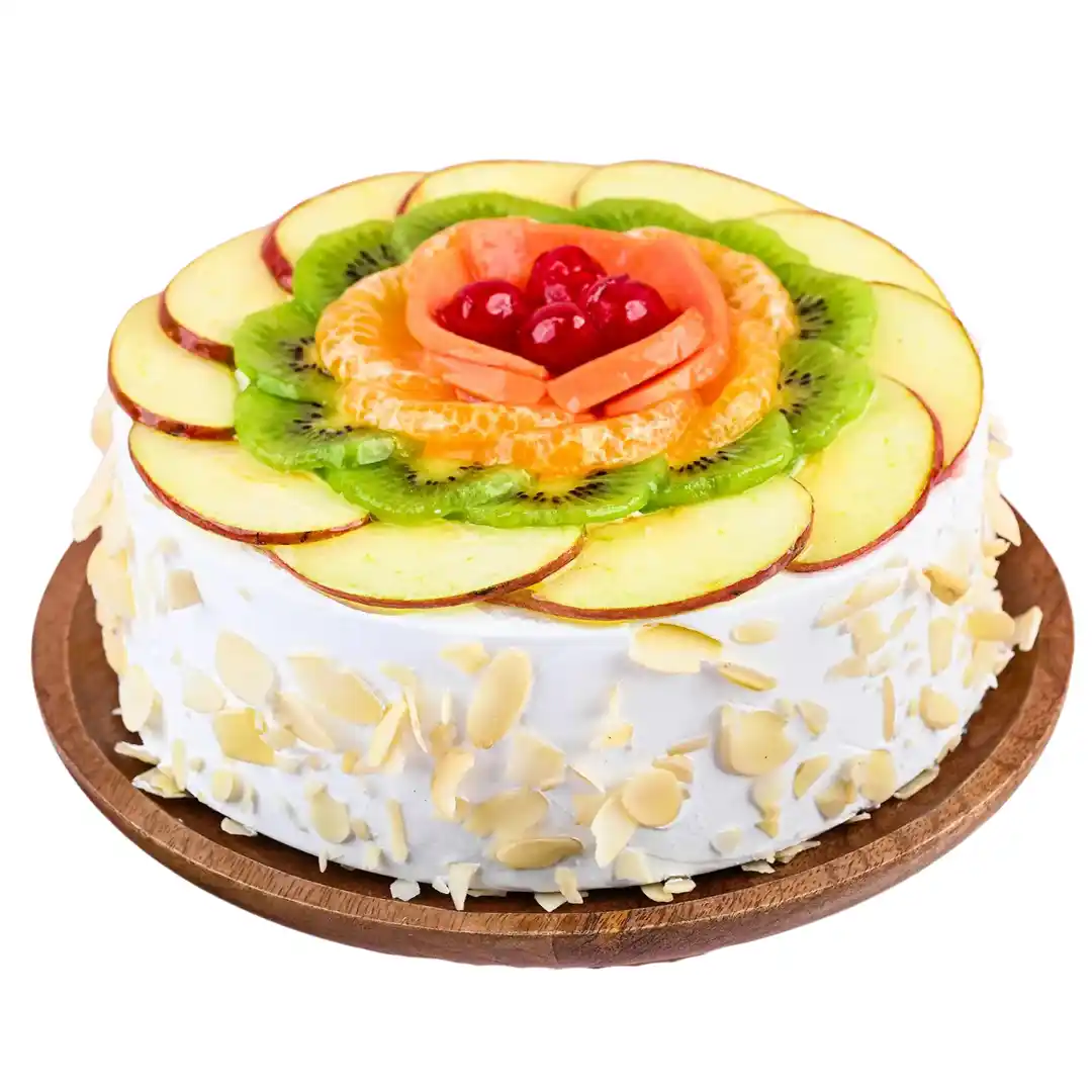 Crunchy Fruit Cream Cake