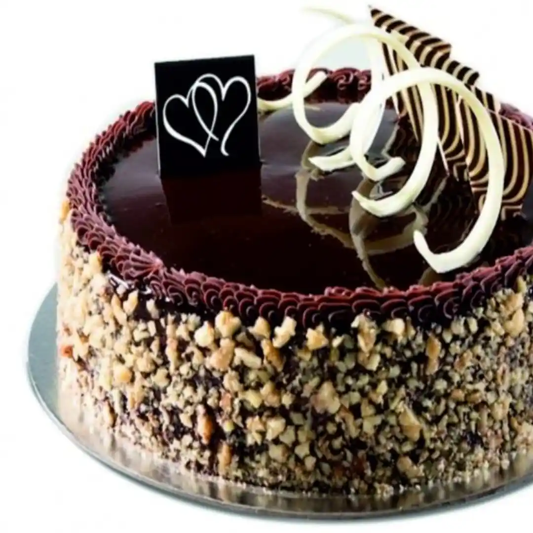 Truffle Walnut Cake