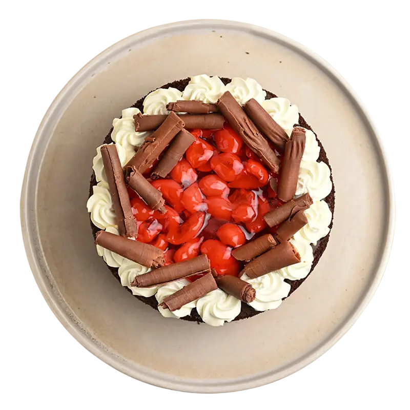 Black Forest Birthday Cake With Cherry