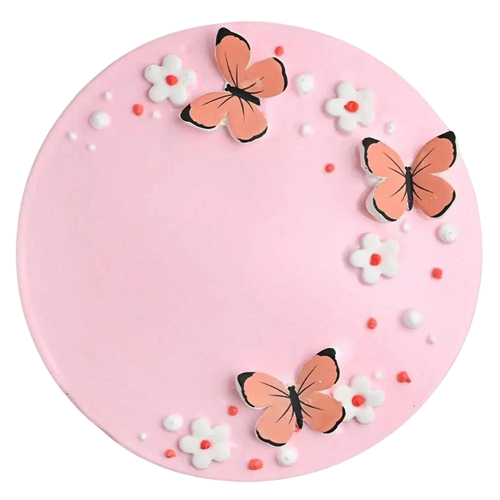 Red Velvet Butterfly Cake