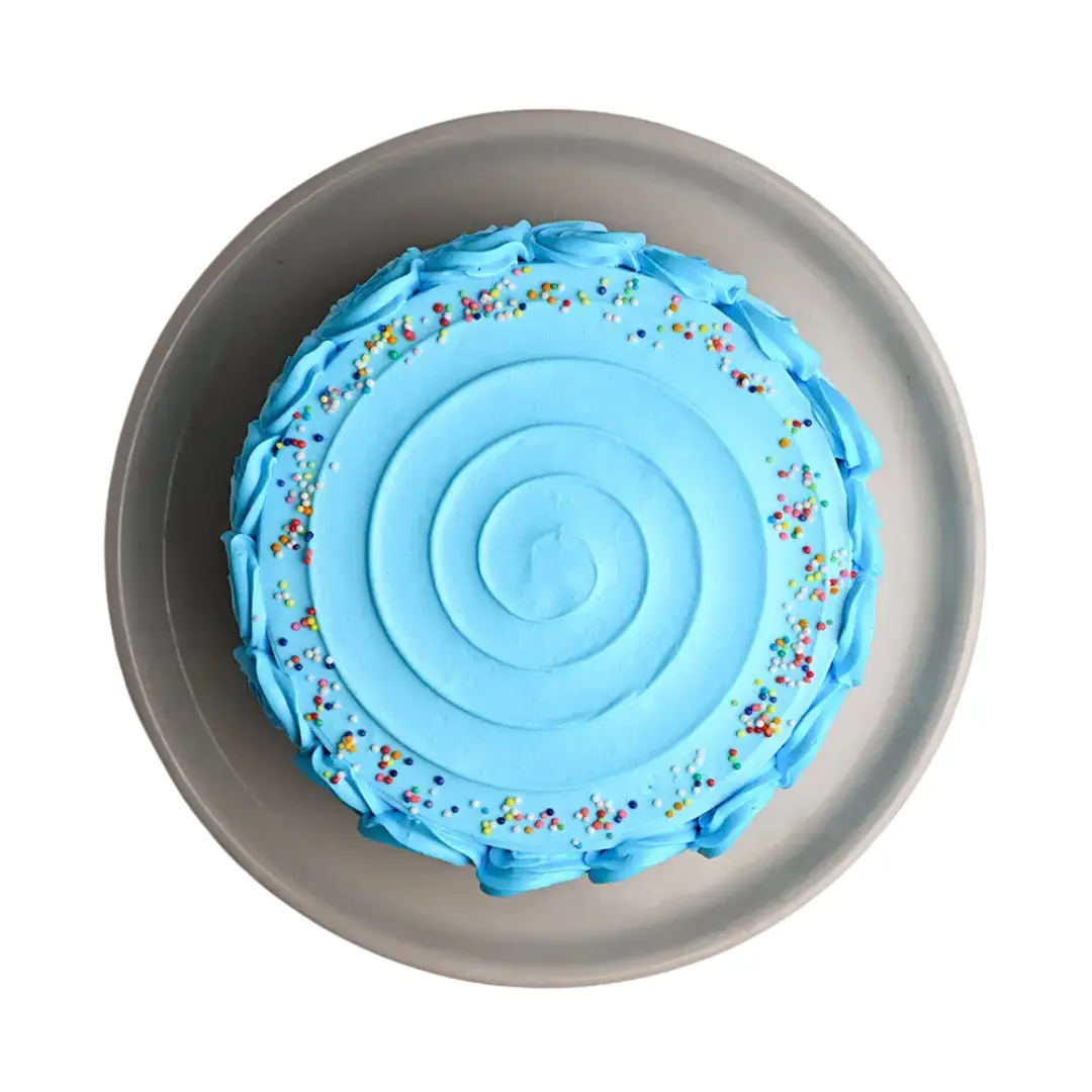 Round Rose Cream Cake