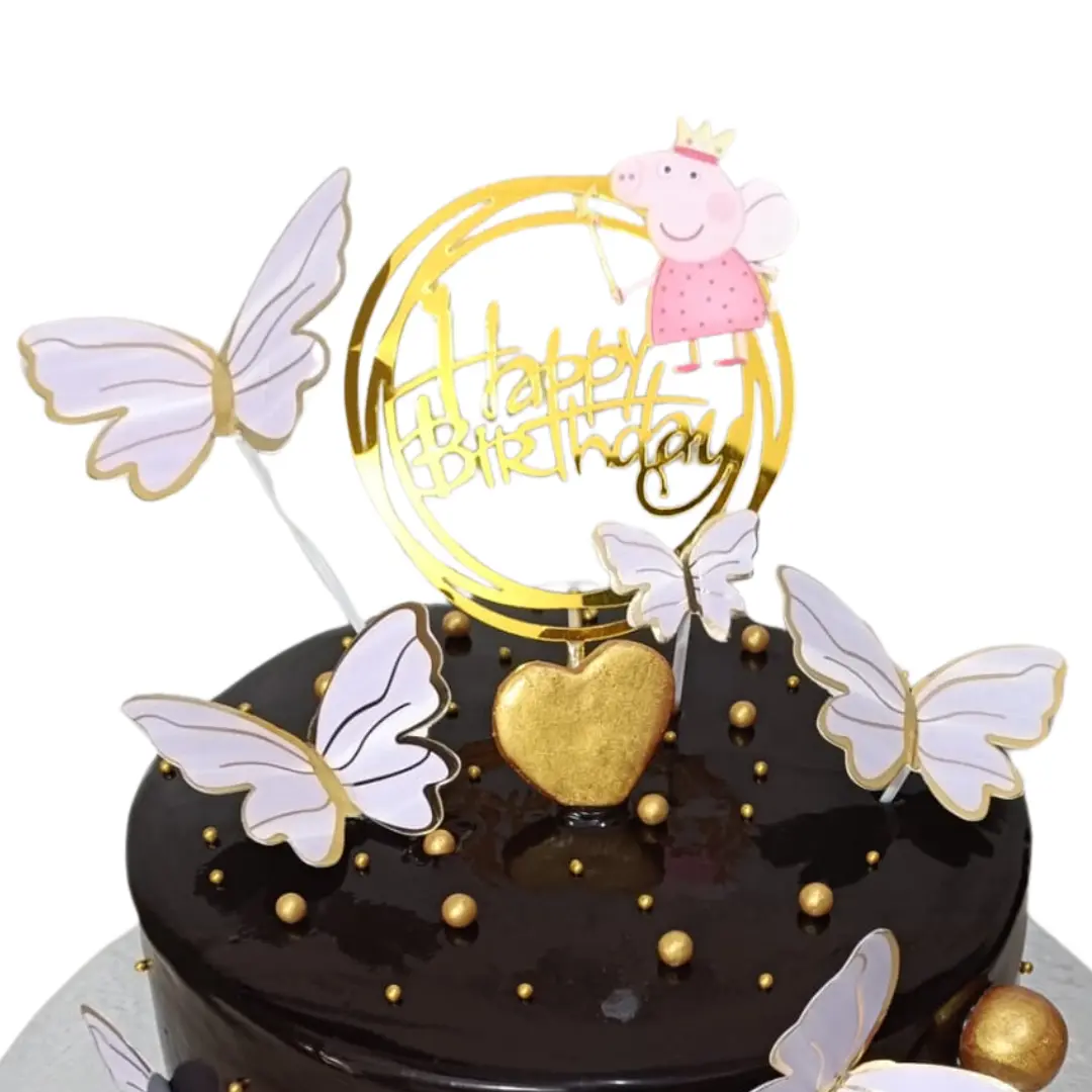 Chocolate Truffle Butterfly Cake