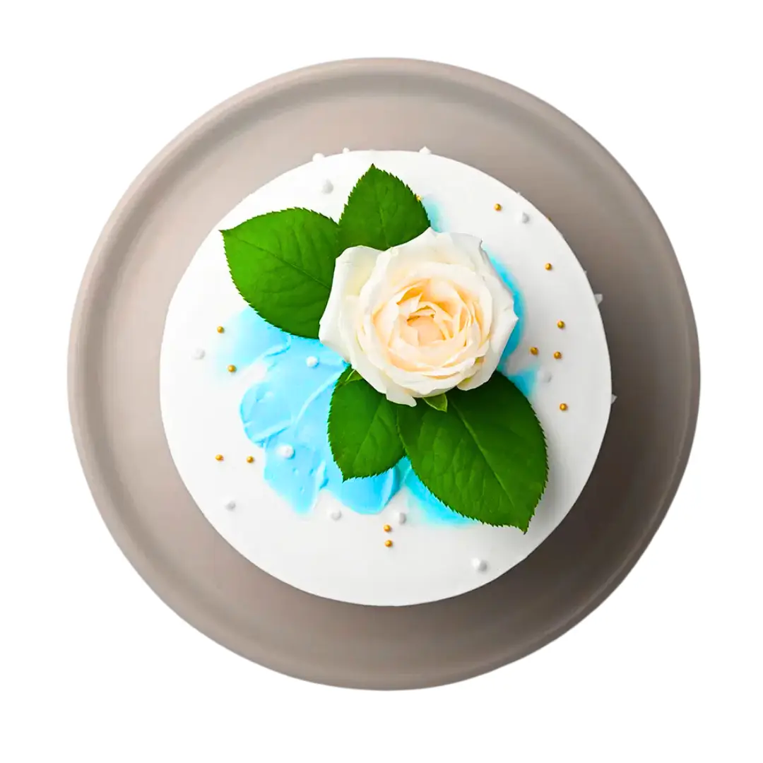 Dreamy Aqua Cream Cake