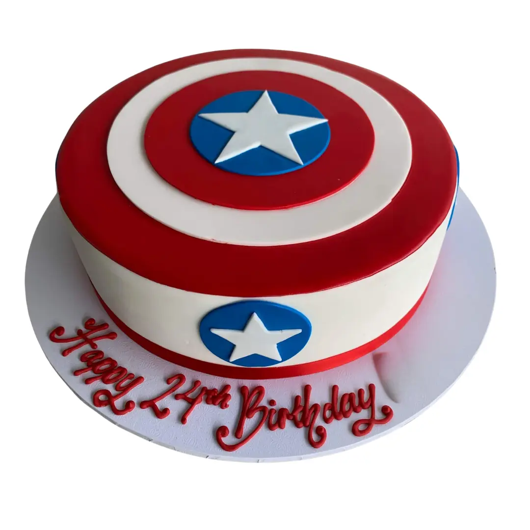 Avengers Captain America Cake