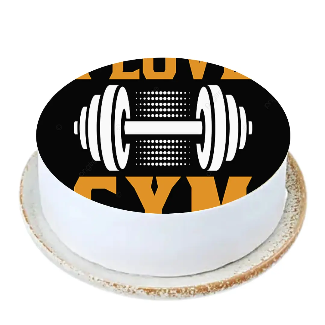 Gym Photo Cake